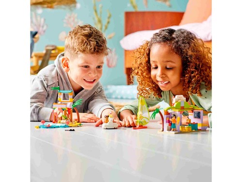 LEGO 41710 Friends Surfschule Stephanie, Surfbrett, Einhorn-Schwimmtier - Bild 10 von 11