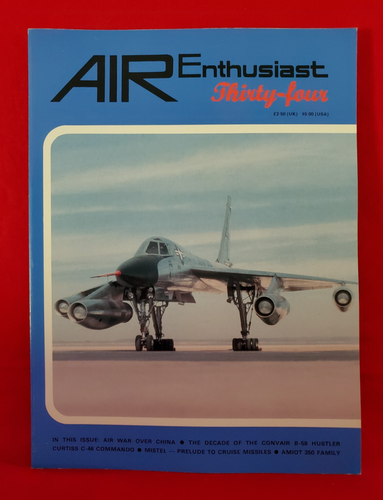 Air Enthusiast Thirty-Four 34 UK Magazine 1987 Convair B-52A NEW - Picture 1 of 5