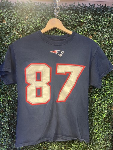 New England Patriots Rob Gronkowski Graphic Tee Shirt Mens Size Medium - Picture 2 of 3