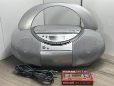 Sony CFD-S350 Cassette Recorder CD Player Stereo AM FM Radio Boombox Tested VTG