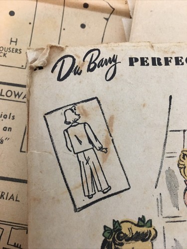 Rare 1930s Vintage Sewing Pattern Childs Girls Pajamas Size 14 DuBarry 2678B - 第 8/12 張圖片