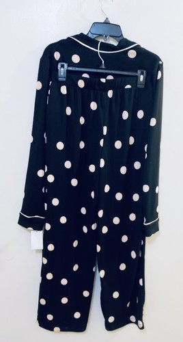 Kate Spade New York Women’s Black & Pink Dot Pajama Sleepwear S/P NWT $114 - Picture 3 of 6