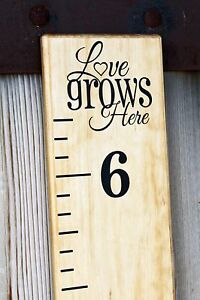 Diy Vinyl Growth Chart Ruler Decal Kit