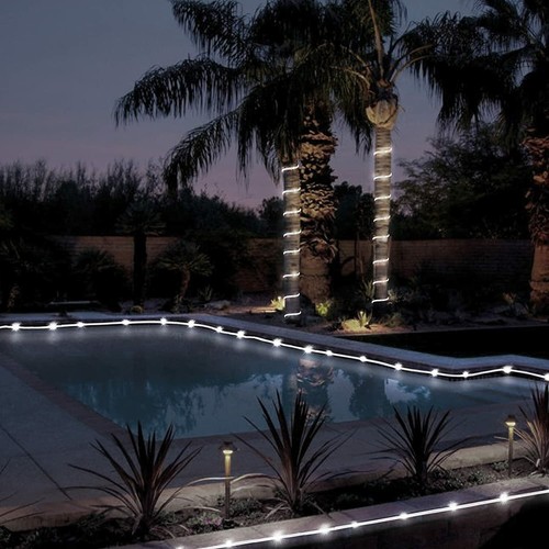 Solar String Lights Outdoor Rope Lights 100led 33ft For Garden Fence Patio Yard - Picture 14 of 40