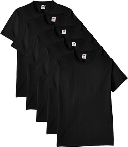 5 Pack Camisetas Básicas de Hombre Manga Corta Moda ✅ FRUIT OF THE LOOM Algodón - Imagen 9 de 17