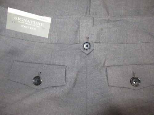 Ann Taylor Signature Boot Cut Gray Business Work Pants Petite Size 6P New - Picture 6 of 10
