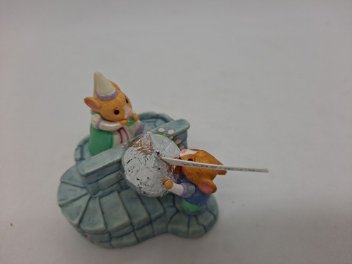 Hershey's Mice A KISS FOR YOU - Hallmark Merry Miniatures Christmas 3 Pieces - Picture 6 of 7