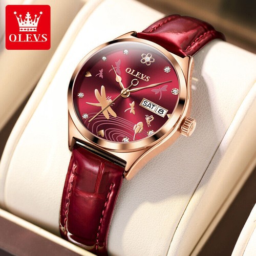 OLEVS Women's Automatic Mechanical Watch Calendar Week Waterproof Wristwatches - Picture 7 of 20