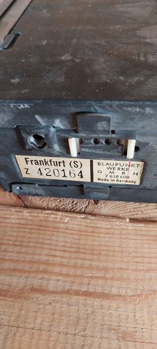 blaupunkt frankfurt s z-series chrome vintage classic car radio 60s - Bild 2 von 18
