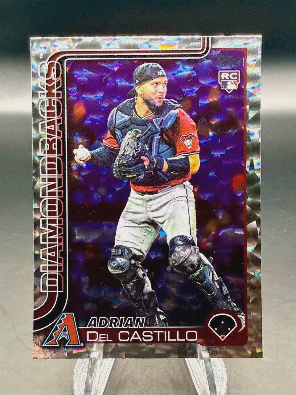 2025 Topps Series 1 - Adrian Del Castillo Silver Cracked Foilboard (RC) #226
