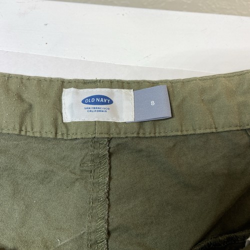 Old Navy Everyday Shorts Womens 10 Army Green Chinos Shorty Beach 5" Inseam - Imagen 2 de 7