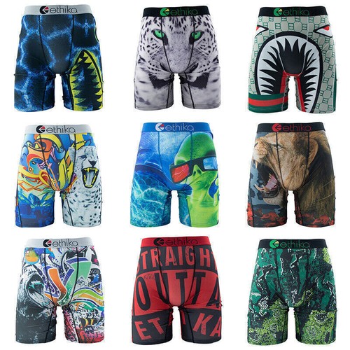 3Packs 5Packs 6Packs Ethika Men's The Staple Boxer Briefs (Random color) - Picture 5 of 33