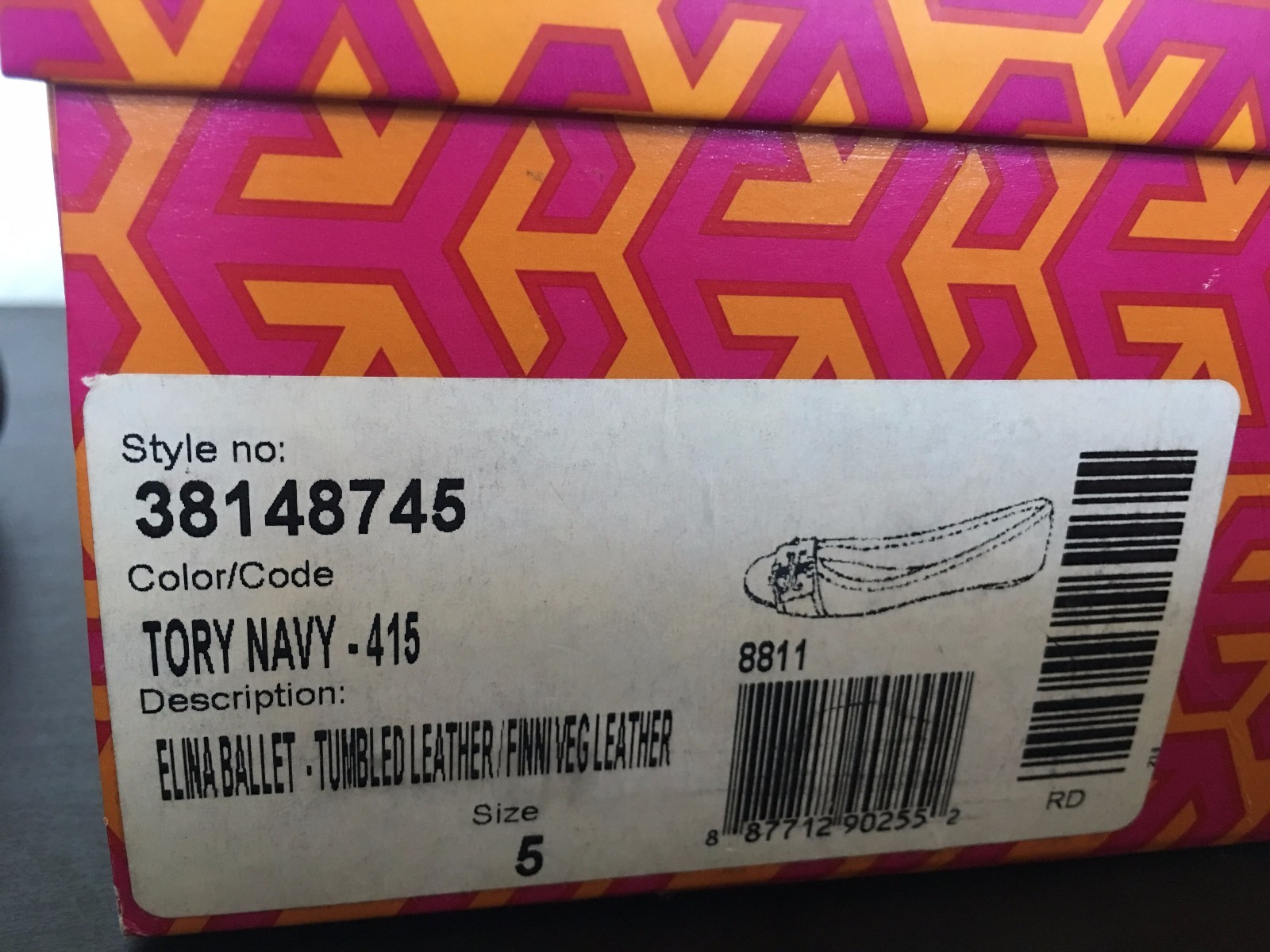 Tory Burch 38148745 para mujer Talla 5 Elina Ballet Ballet Elina caído Cuero Planos da1128 Tory Burch 38148745 para mujer Talla 5 Elina Ballet Ballet Elina caído Cuero Planos da1128