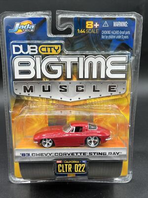 2005 Jada Dub City BIGTIME Muscle RED 63 CORVETTE STING RAY cltr 022 | eBay 2005 Jada Dub City BIGTIME Muscle RED 63 CORVETTE STING RAY cltr 022 | eBay
