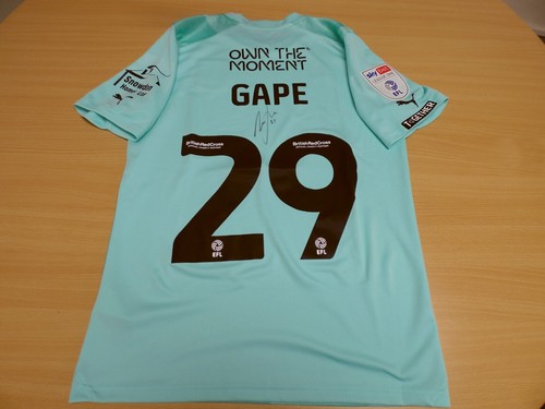 NORTHAMPTON TOWN FC | 29 | DOMINIC GAPE | MATCH ISSUE SHIRT 2023-2024 | Größe M - Bild 3 von 8
