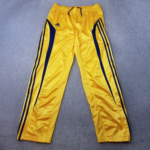 Adidas Mens Tracksuit Bottoms Medium Yellow Purple Adibreak Retro Pants 2008