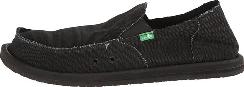 Sanuk Vagabond ST Hanf Bürgersteig Surfer 1001 Anthrazit Herren Brandneu Original - Bild 2 von 6