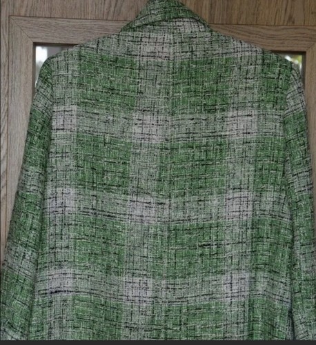 NEU MIT ETIKETT ZARA FLAID ROCKMANTEL JACKE BLAZER KARIERUNG 2219/747 - Bild 12 von 12