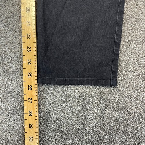 Armani Women Jeans Ankle Fit Tapered Regular Dark Blue Denim Stretch J90 W29 L26 - Picture 6 of 12