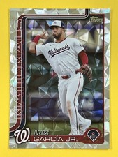 2025 Topps Series One Luis Garcia Jr. #9, Diamante Foil Parallel, Wa. Nationals