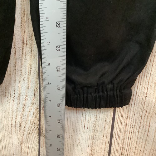 Romwe Womens High Waist Outdoor Cargo Pants Size S Black Pockets New - Picture 8 of 11