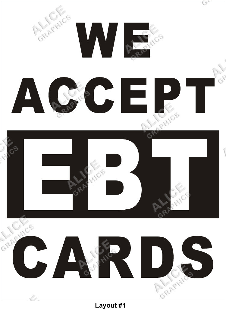 We Accept Ebt Card