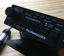 Cobra Trapshooter Radar Detector W/ Mounting Bracket RD-3100 Superheterodyne