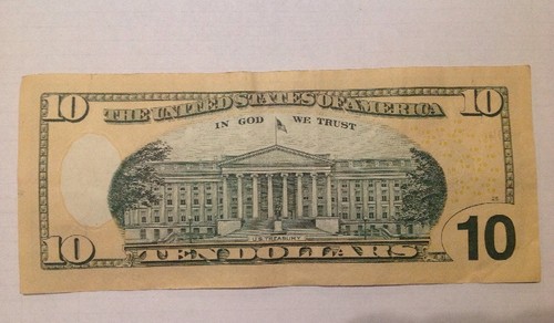 $10 US FRN Very Lucky Year S# MD 77771924 - Picture 2 of 2