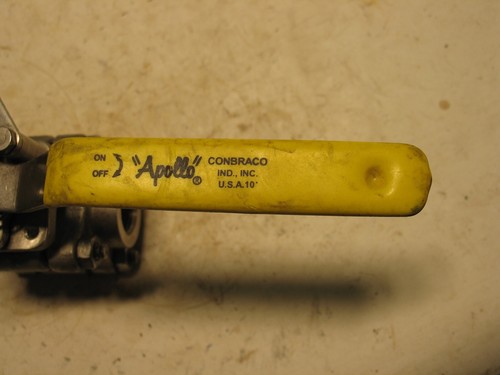 NUOVA VALVOLA APOLLO 86A-103-01 CF8M ACCIAIO INOX 1/2" NPT 1500CWP P9034 - Foto 6 di 6