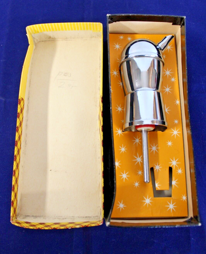 Caño jigger de vertido cromado vintage Home Bar MR. BARTENDER - en caja original - Imagen 1 de 8