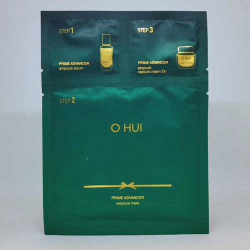 O HUI Prime Advancer Ampoule Mask 3-Step Set 8pcs Anti Wrinkle Moisture K-Beauty - Picture 3 of 8
