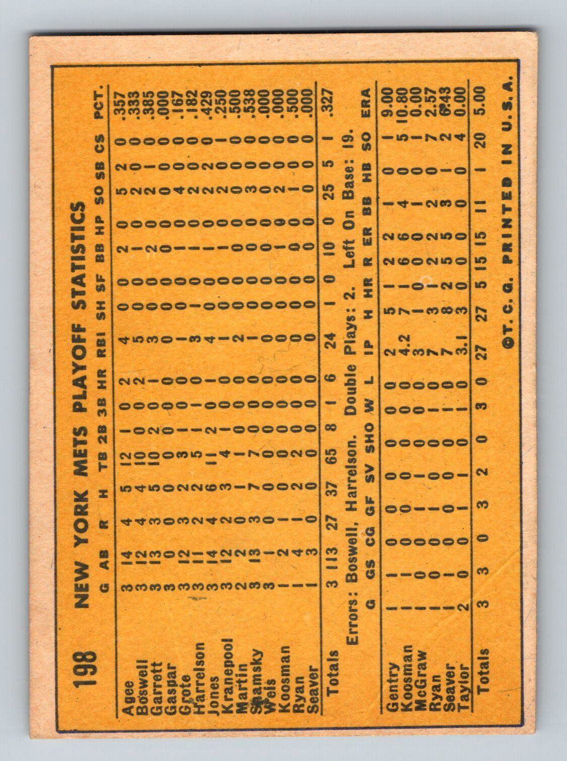 1970 Topps Baseball 1-242 U-pick w/images QTY discounts - Picture 412 of 500