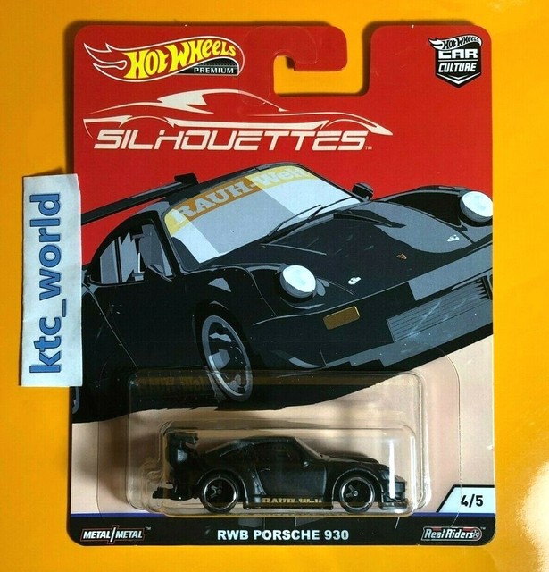 2019 Hot Wheels Car Culture Silhouettes RWB Porsche 930 Black - Fast Shipping!
