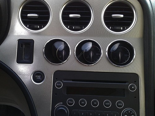 Per Alfa Romeo 159 Anelli lucidati in alluminio per gli indicatori sul cruscotto - Bild 13 von 13