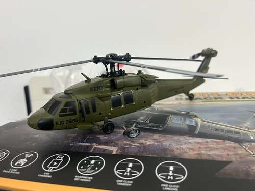 2025 New K170 Black Hawk Helicopter RC Helicopter 4 Channels Brushless Motor - Picture 4 of 17