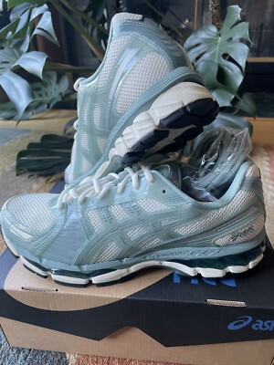 Size 11.5 KITH x ASICS GEL-Kayano 12.1 Sage Cream Ronnie Fieg | eBay