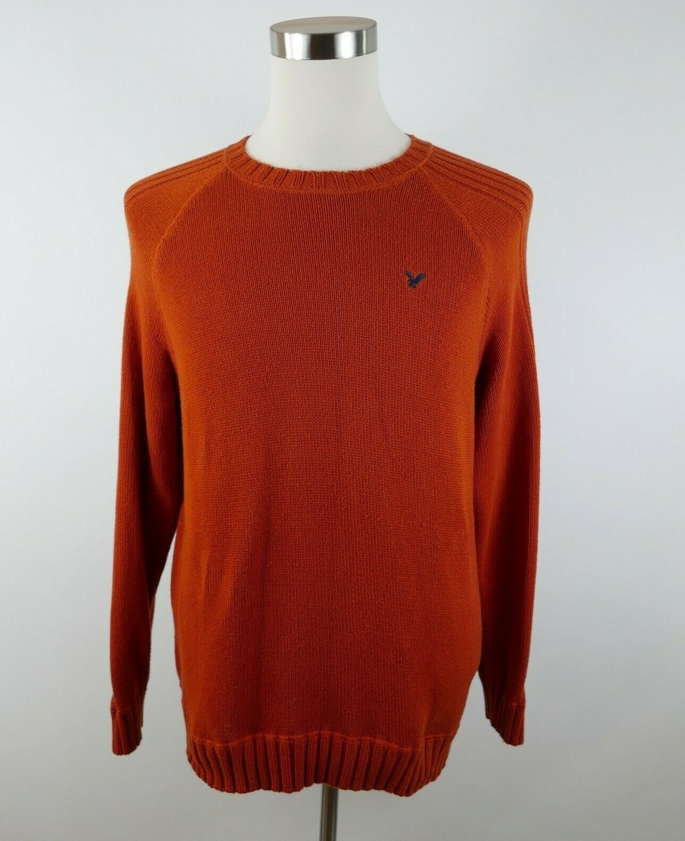 American eagle burnt orange best sale sweater