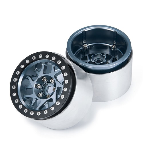 FLYXM 2.2" Beadlock Radfelge 45mm Breite für 1/10 RC Rock Crawler Axial RBX10 - Bild 8 von 15