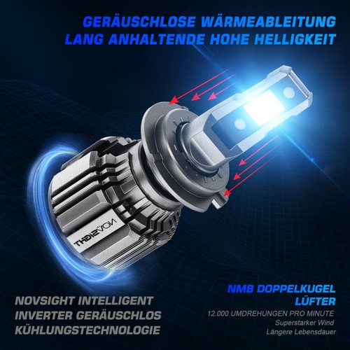 2X H7 72W 15000LM Nebel scheinwerfer COB Mit Zulassung Halogen Fern/Abblendlicht - Bild 11 von 16
