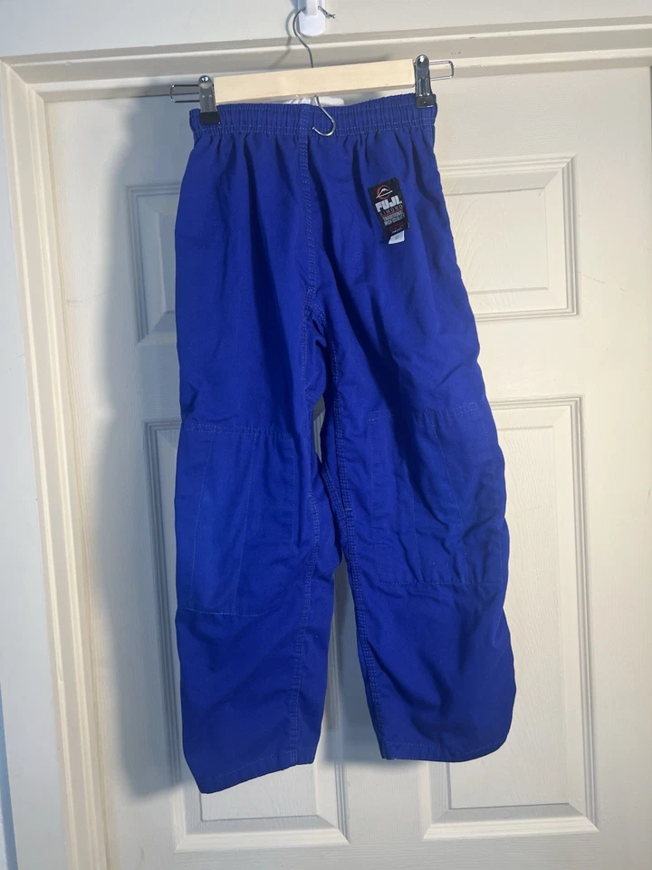 Fuji Kimono 0 Azul Artes Marciales Pantalones Niños Brasileño Jiu Jitsu BJJ Uniforme Gi Foto 2 de 4