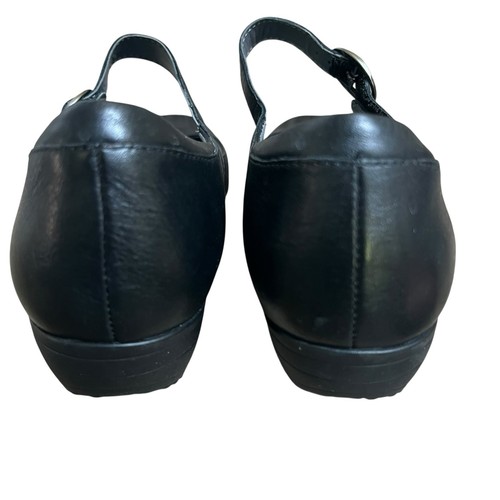 Dansko Black Fawna Leather Mary Jane Shoes Clogs Size EU 40 US 9.5-10 - Picture 9 of 10