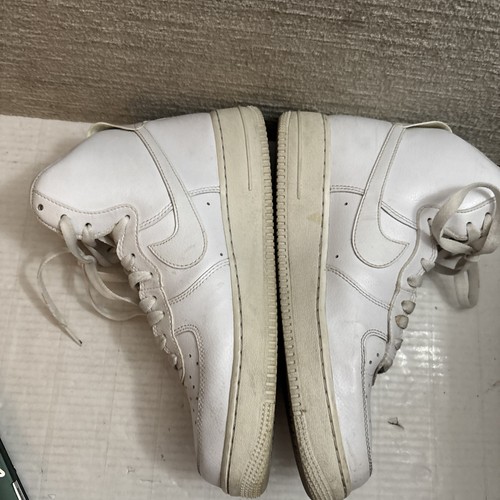 Nike Air Force 1 '07 High Mens Size 9 White Athletic Shoes Sneakers 315121-115 - Picture 10 of 12
