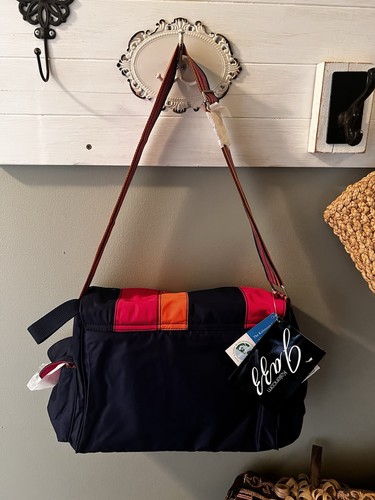 Diaper Bag Stroller Messenger Bag Kalencom JAZZ Navy Blue Durable NWT - Picture 2 of 15