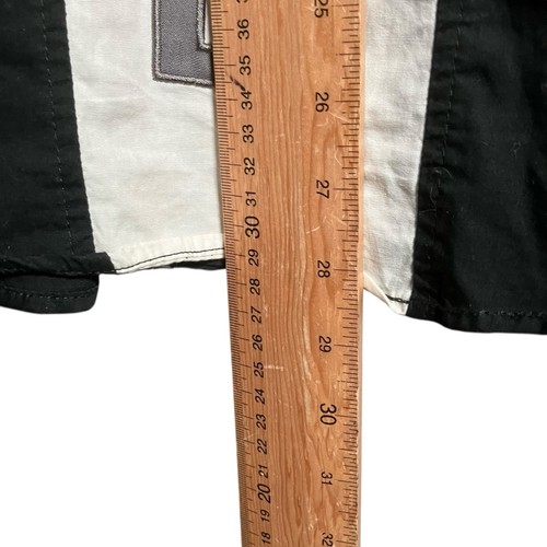 Camicia Geographical Norway uomo taglia M nera con bottoni manica corta Spellout - Foto 2 di 17