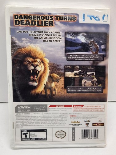Nintendo Wii Cabela's Shotgun Rifle & New Sealed Cabela's Dangerous Hunts 2013 - Picture 3 of 24