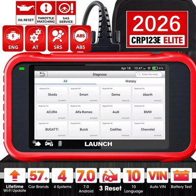 2026 LAUNCH CRP123E OBD2 Scanner Engine ABS SRS Code Reader Car Diagnostic Tool