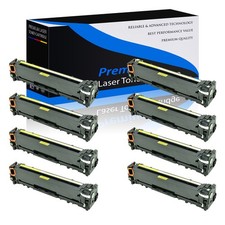 8x Yellow CF212A Color Toner Cartridge for HP LaserJet 200 M251nw M276nw Printer