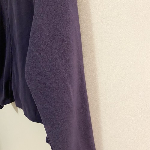 Chaqueta suéter polar púrpura cremallera completa Merona para mujer - Imagen 10 de 10