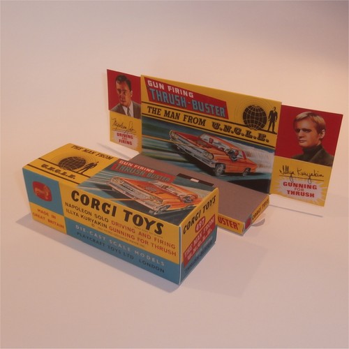 Corgi Toys  497 Oldsmobile Man from UNCLE Repro Box Set - Picture 2 of 8