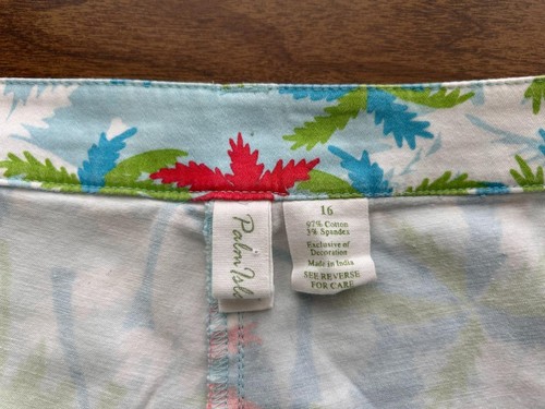 Palm Island Hose Caprihose Gr. 16 Capri 23" Schrittlänge 2 Taschen geblümt - Bild 5 von 5